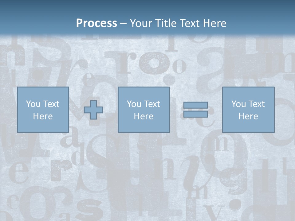 Alphabet Old Letter PowerPoint Template
