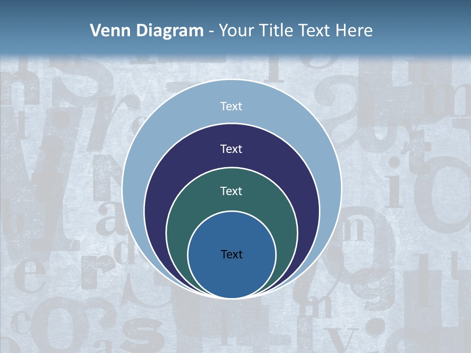 Alphabet Old Letter PowerPoint Template