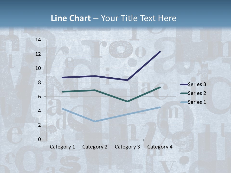 Alphabet Old Letter PowerPoint Template