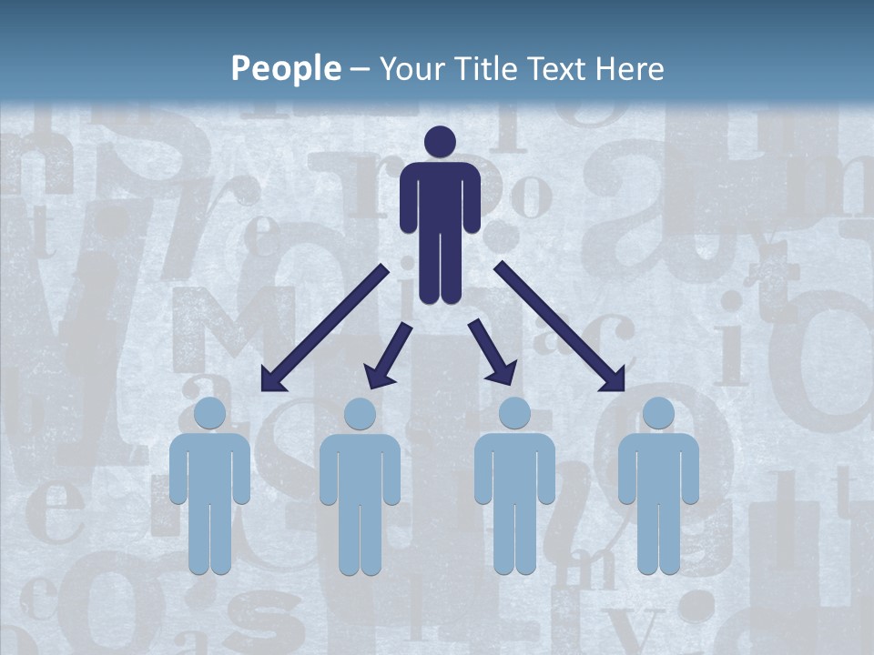 Alphabet Old Letter PowerPoint Template