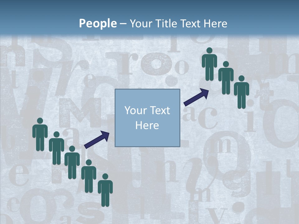 Alphabet Old Letter PowerPoint Template