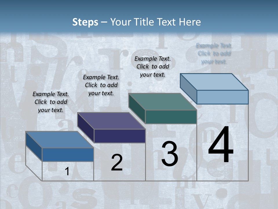 Alphabet Old Letter PowerPoint Template