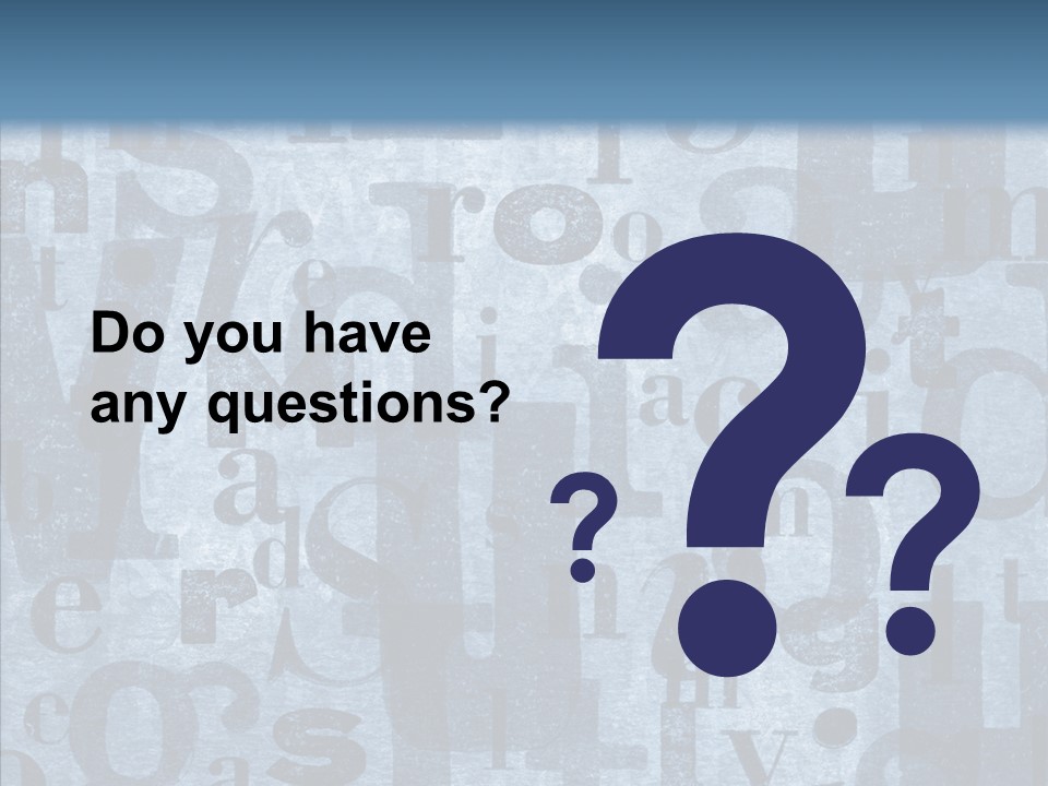 Alphabet Old Letter PowerPoint Template