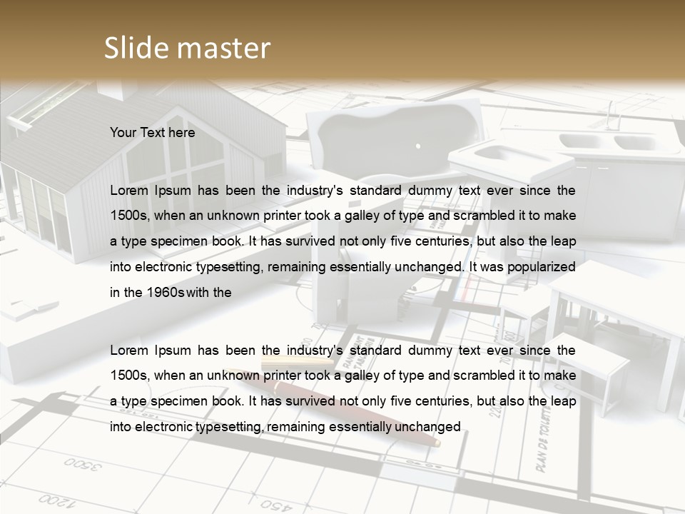 Hammer Reconstruction Graph PowerPoint Template