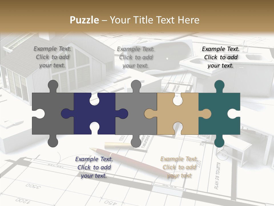 Hammer Reconstruction Graph PowerPoint Template