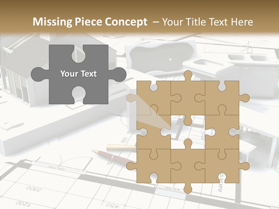 Hammer Reconstruction Graph PowerPoint Template