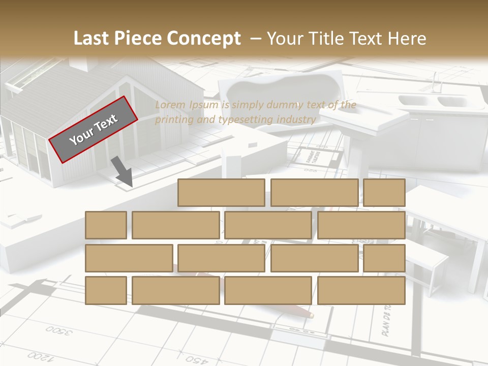 Hammer Reconstruction Graph PowerPoint Template