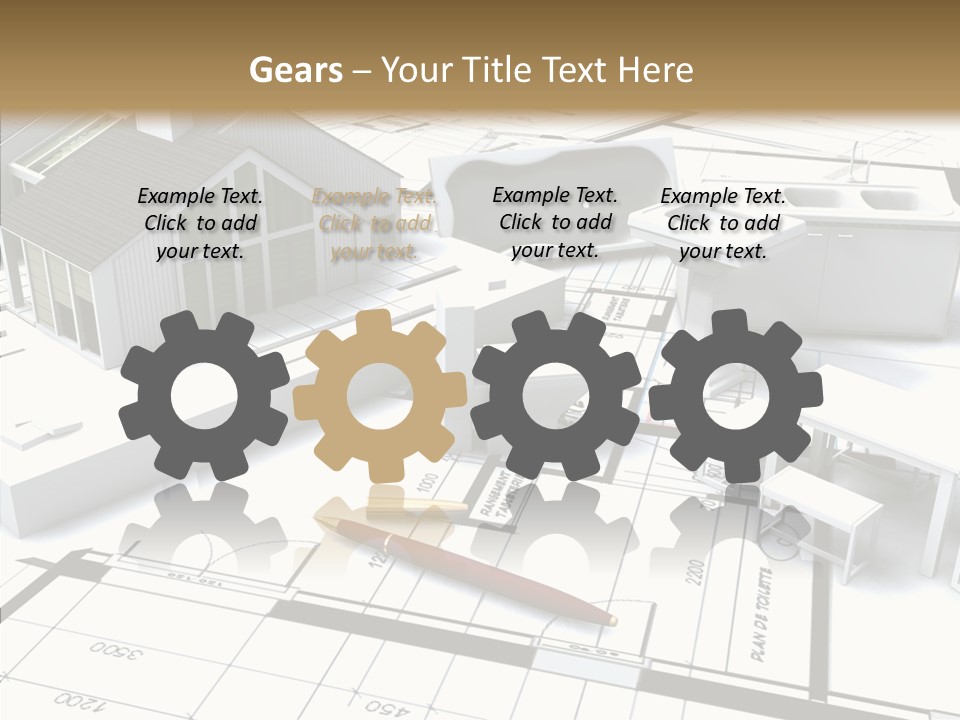 Hammer Reconstruction Graph PowerPoint Template