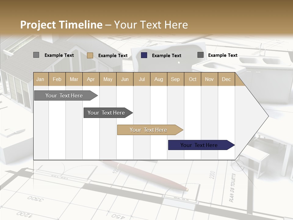Hammer Reconstruction Graph PowerPoint Template