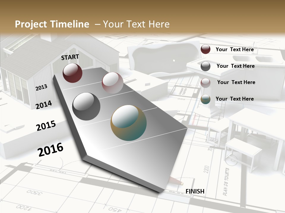 Hammer Reconstruction Graph PowerPoint Template