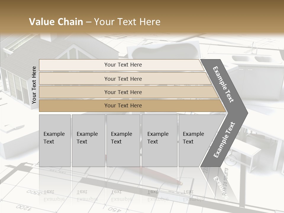 Hammer Reconstruction Graph PowerPoint Template