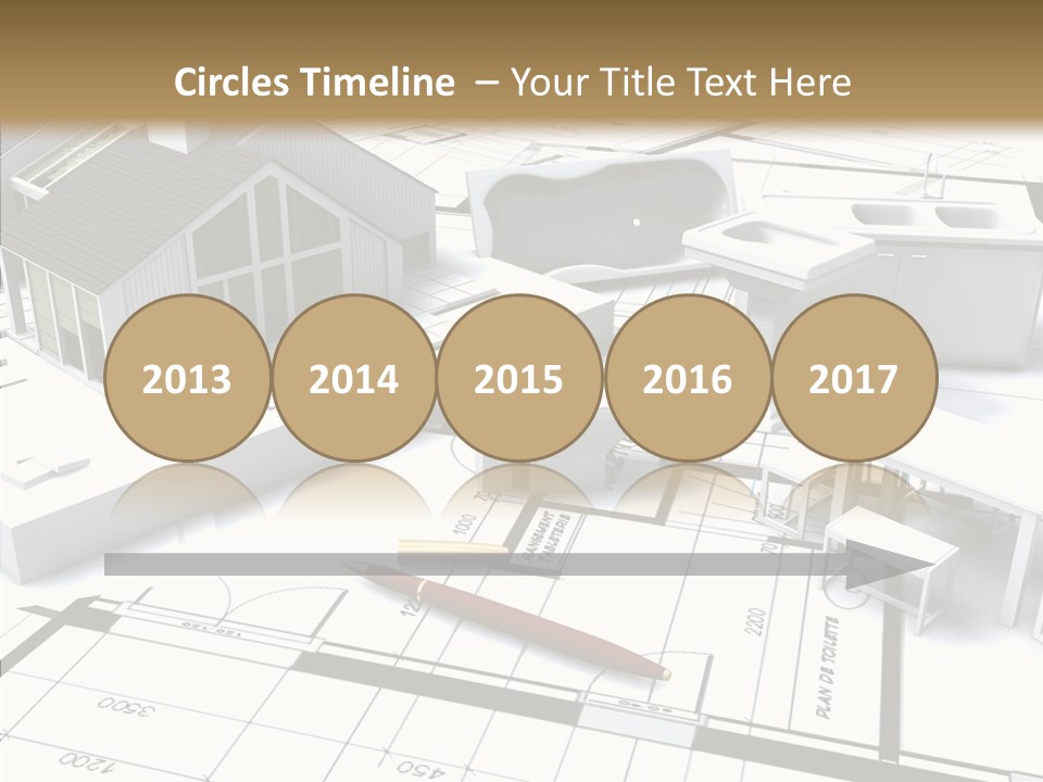 Hammer Reconstruction Graph PowerPoint Template