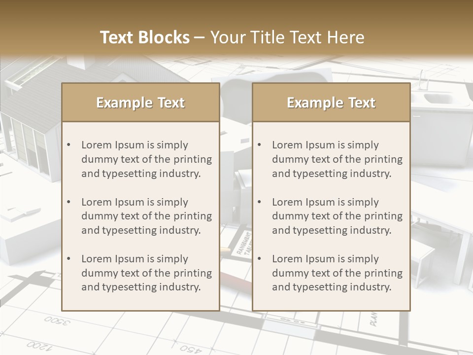 Hammer Reconstruction Graph PowerPoint Template