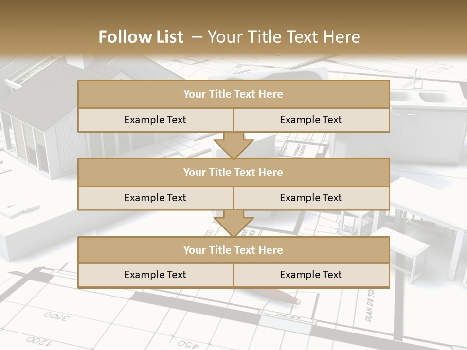Hammer Reconstruction Graph PowerPoint Template