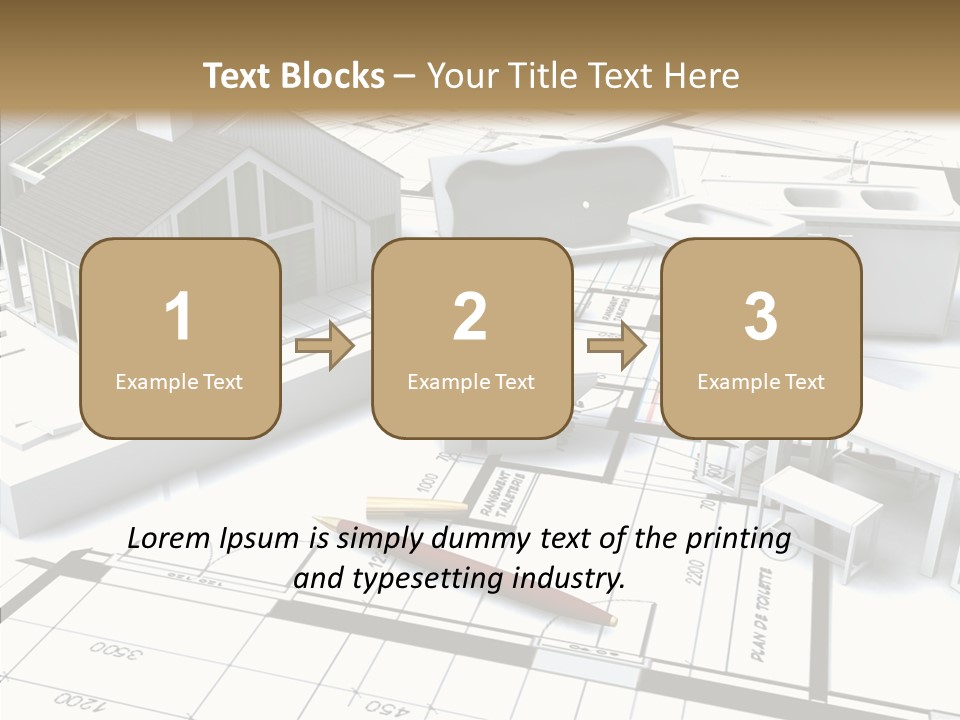 Hammer Reconstruction Graph PowerPoint Template
