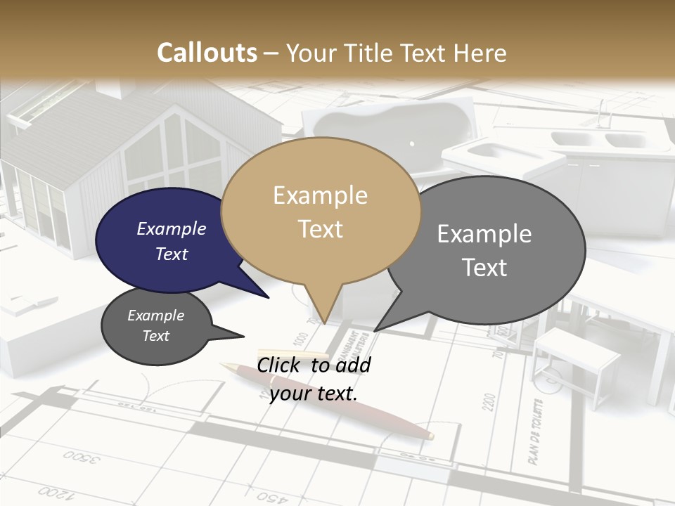 Hammer Reconstruction Graph PowerPoint Template