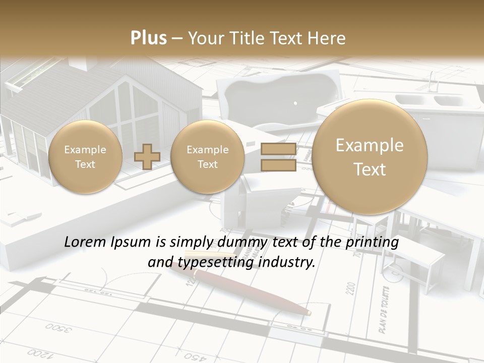 Hammer Reconstruction Graph PowerPoint Template