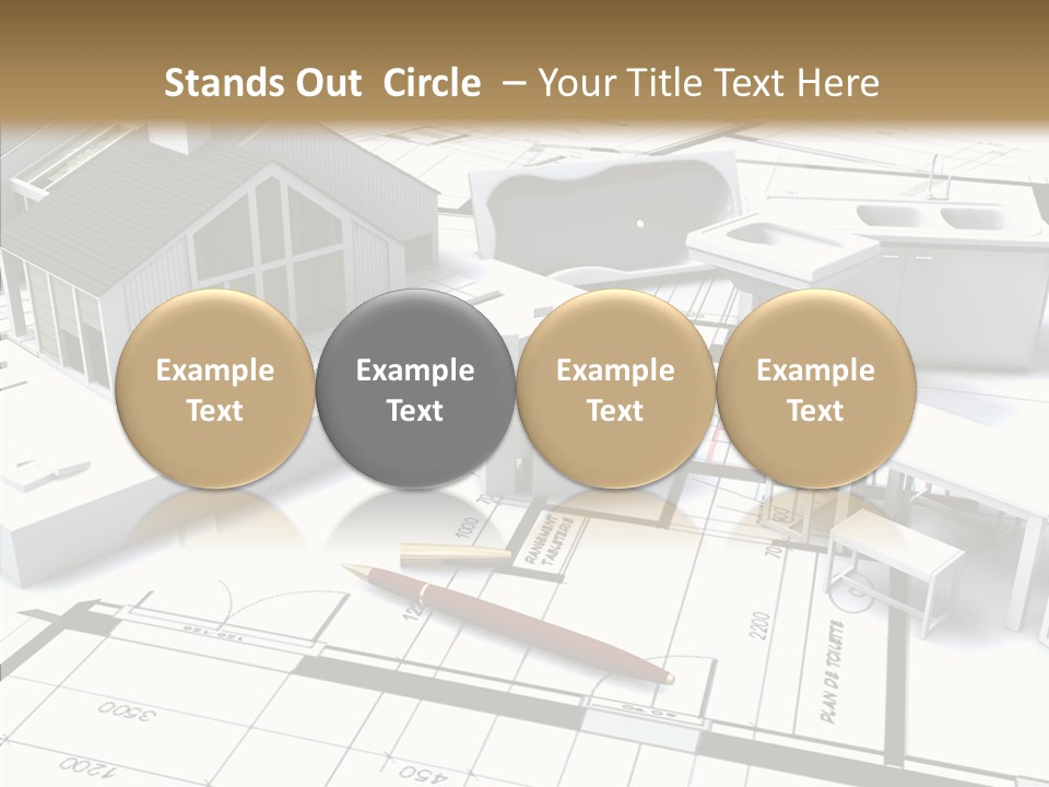 Hammer Reconstruction Graph PowerPoint Template