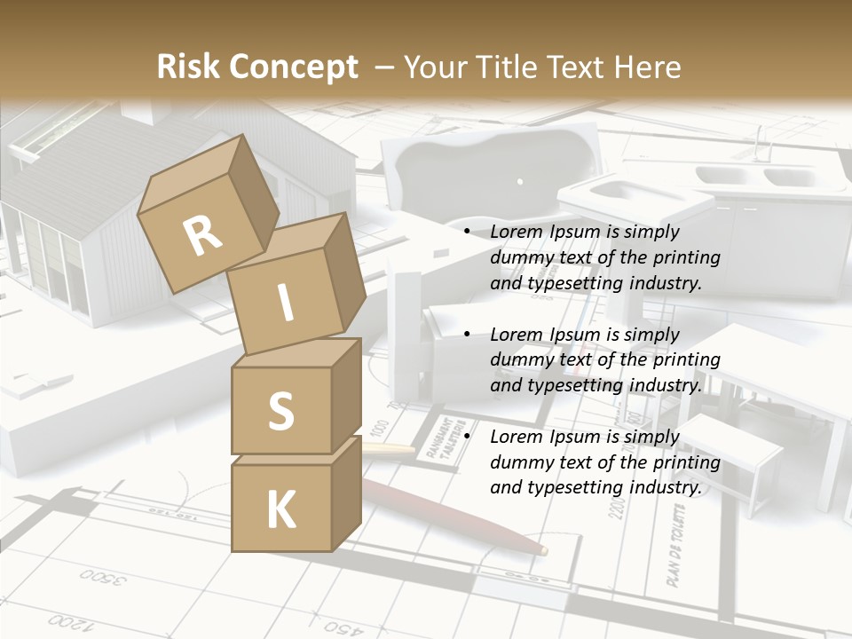 Hammer Reconstruction Graph PowerPoint Template