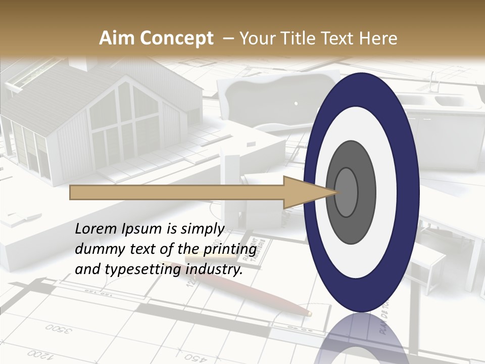 Hammer Reconstruction Graph PowerPoint Template