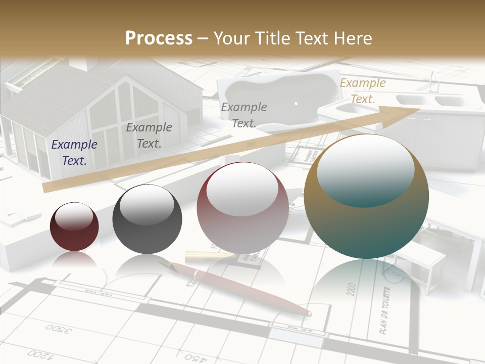 Hammer Reconstruction Graph PowerPoint Template