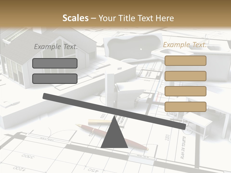 Hammer Reconstruction Graph PowerPoint Template