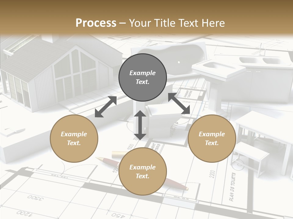 Hammer Reconstruction Graph PowerPoint Template