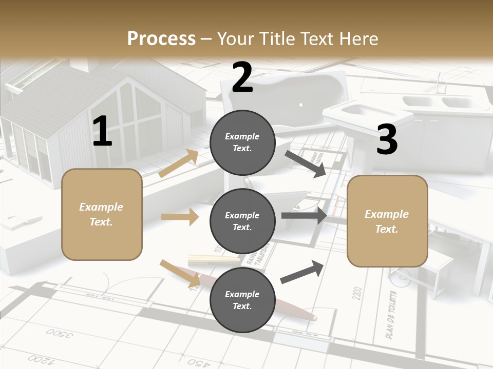 Hammer Reconstruction Graph PowerPoint Template