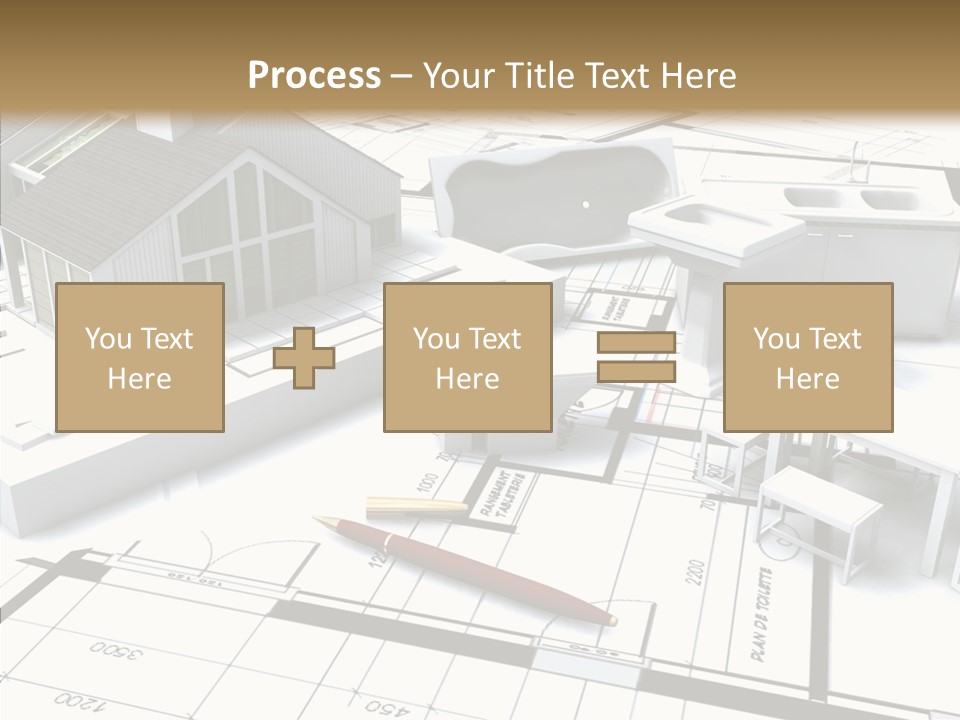 Hammer Reconstruction Graph PowerPoint Template