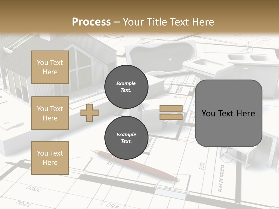 Hammer Reconstruction Graph PowerPoint Template