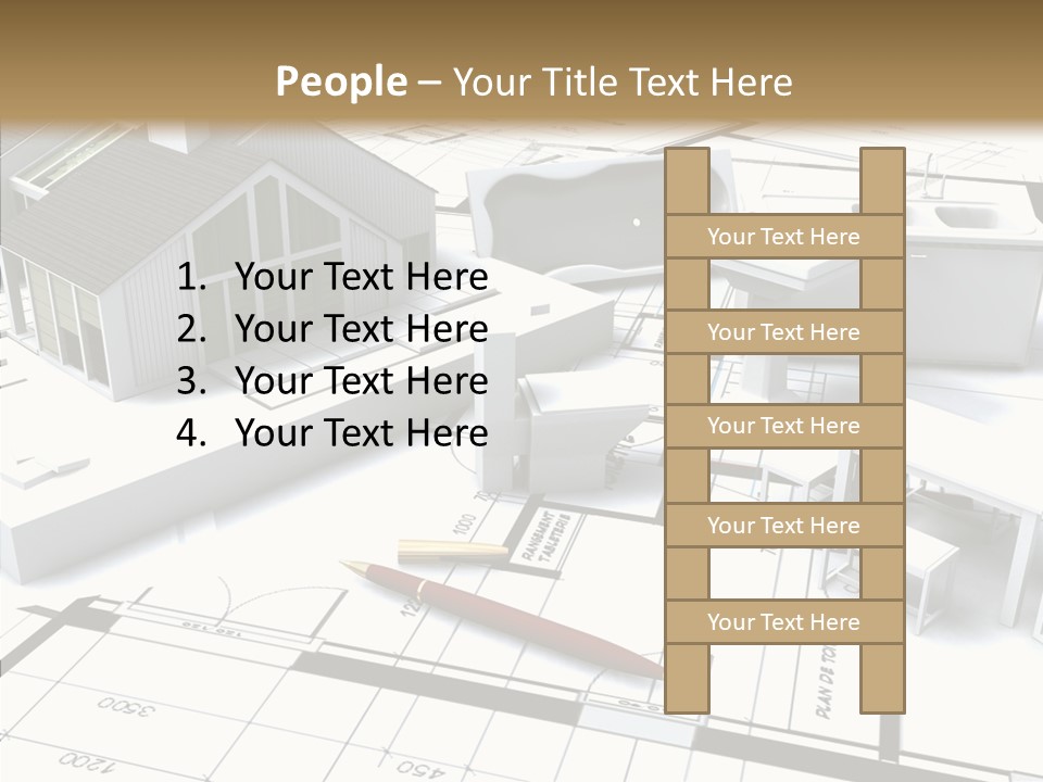 Hammer Reconstruction Graph PowerPoint Template