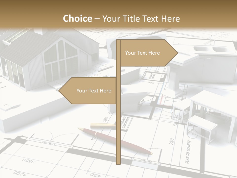 Hammer Reconstruction Graph PowerPoint Template