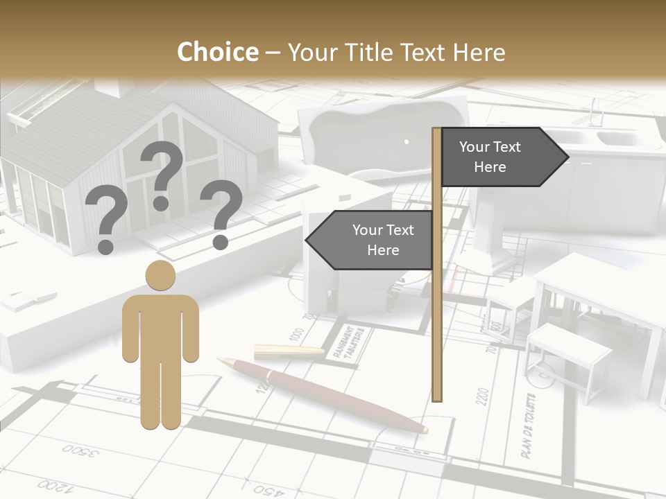 Hammer Reconstruction Graph PowerPoint Template