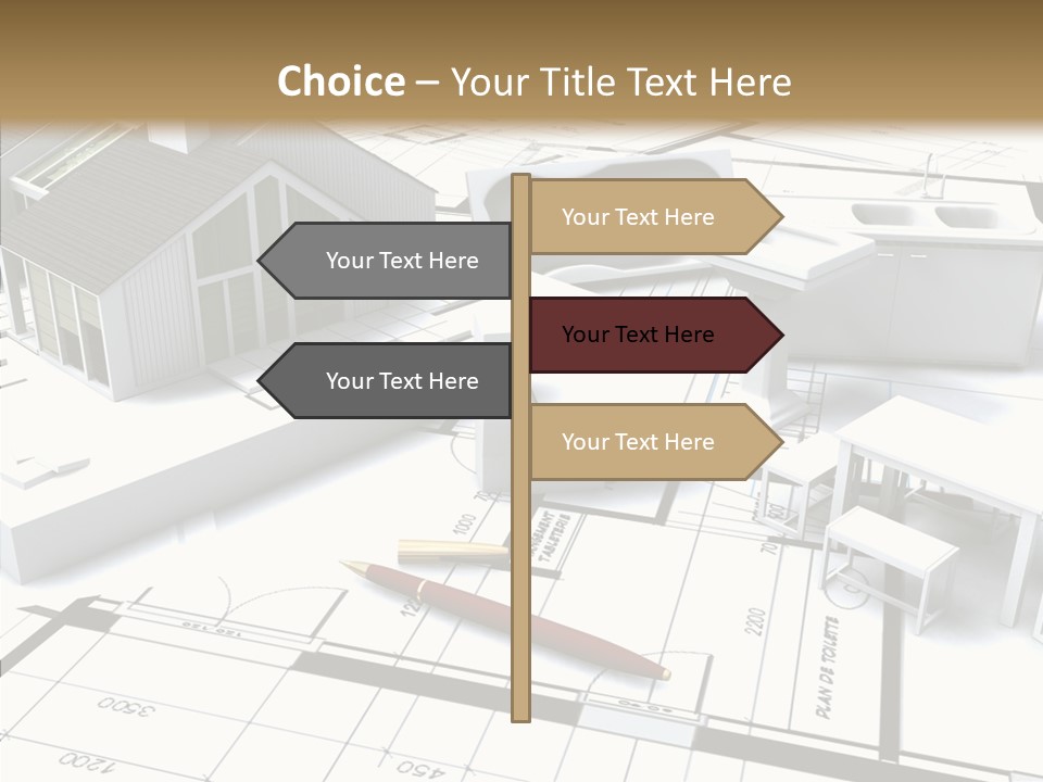 Hammer Reconstruction Graph PowerPoint Template