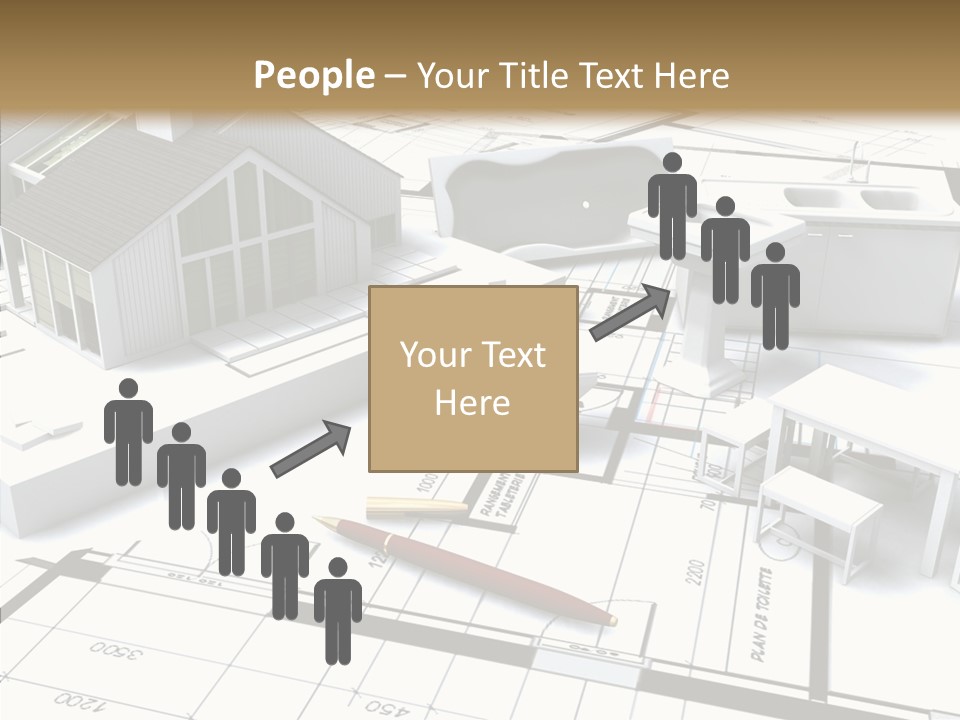 Hammer Reconstruction Graph PowerPoint Template