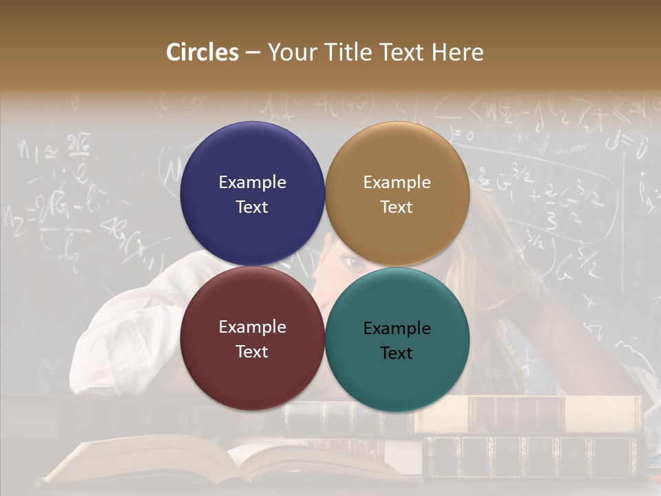 School Beauty Female PowerPoint Template