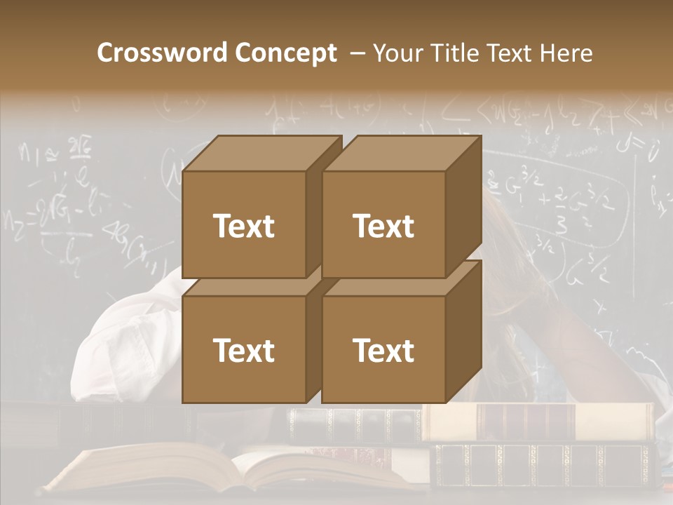 School Beauty Female PowerPoint Template