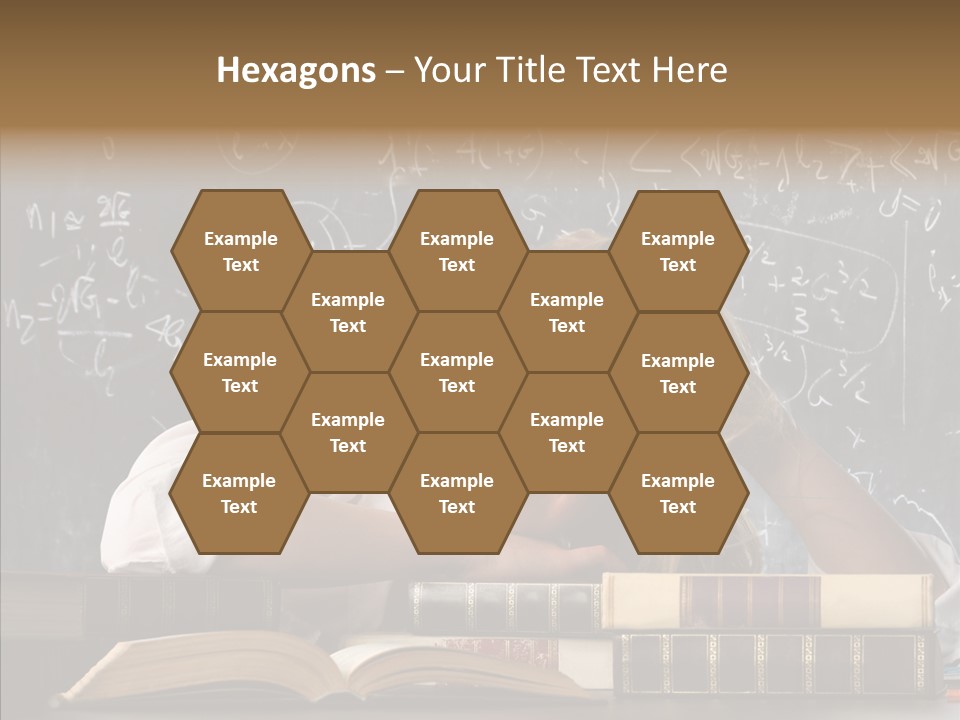 School Beauty Female PowerPoint Template