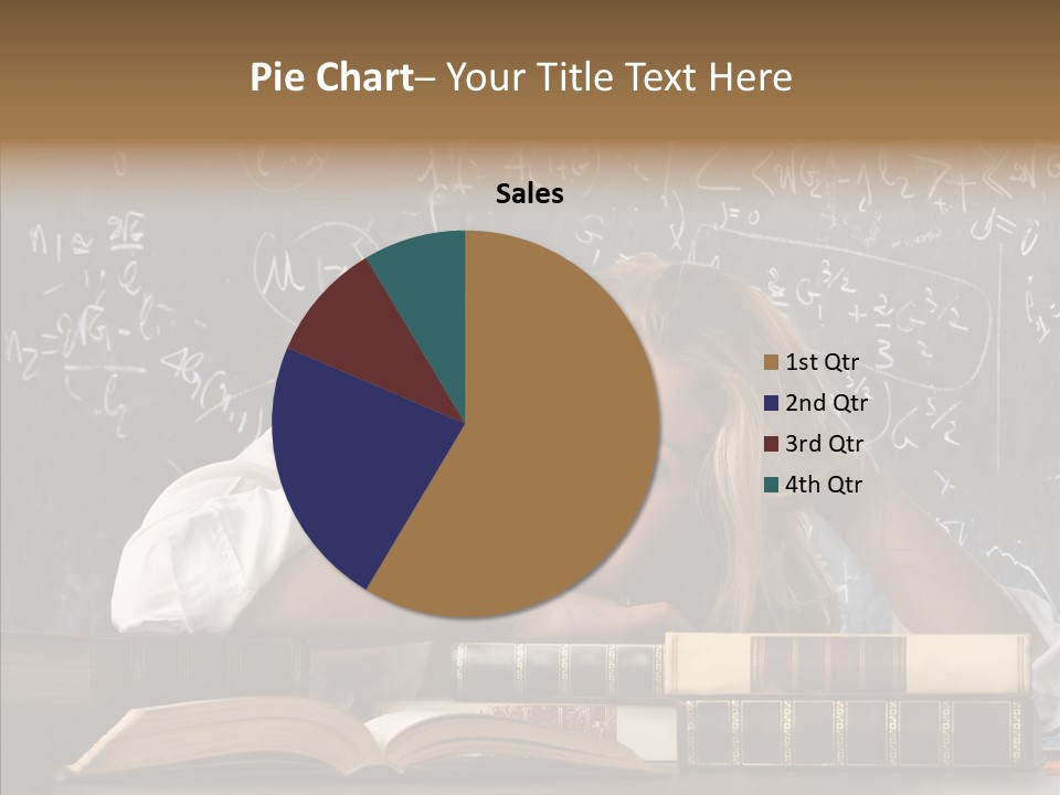 School Beauty Female PowerPoint Template