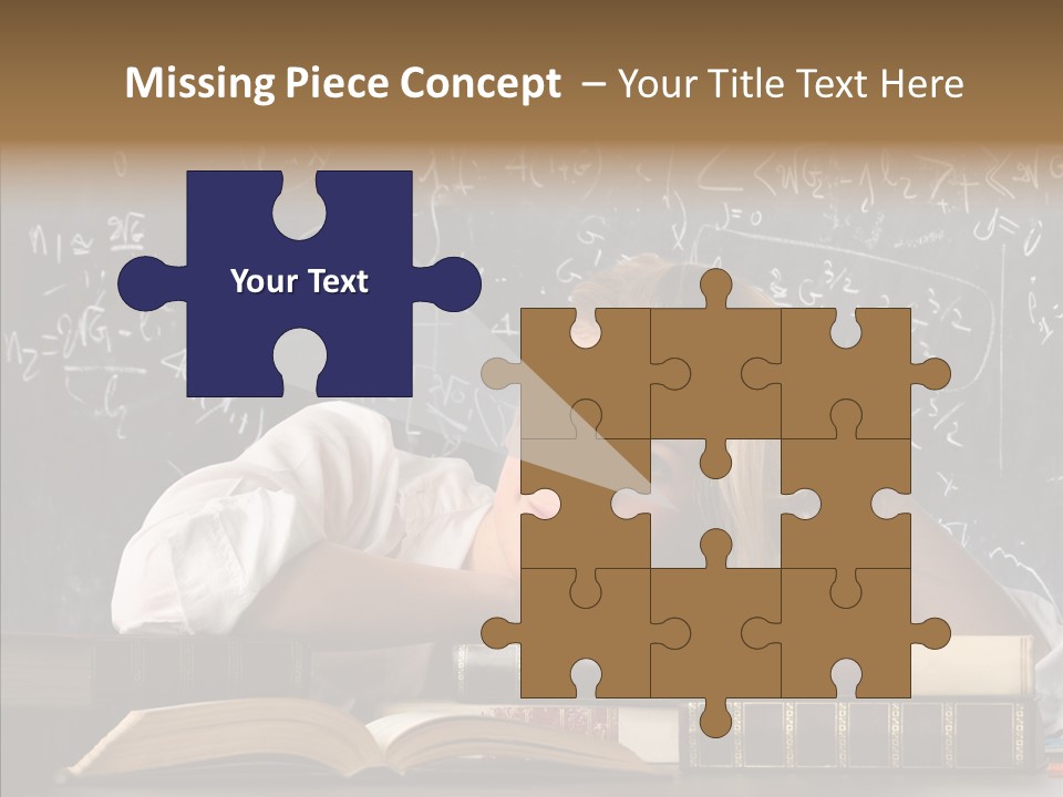 School Beauty Female PowerPoint Template