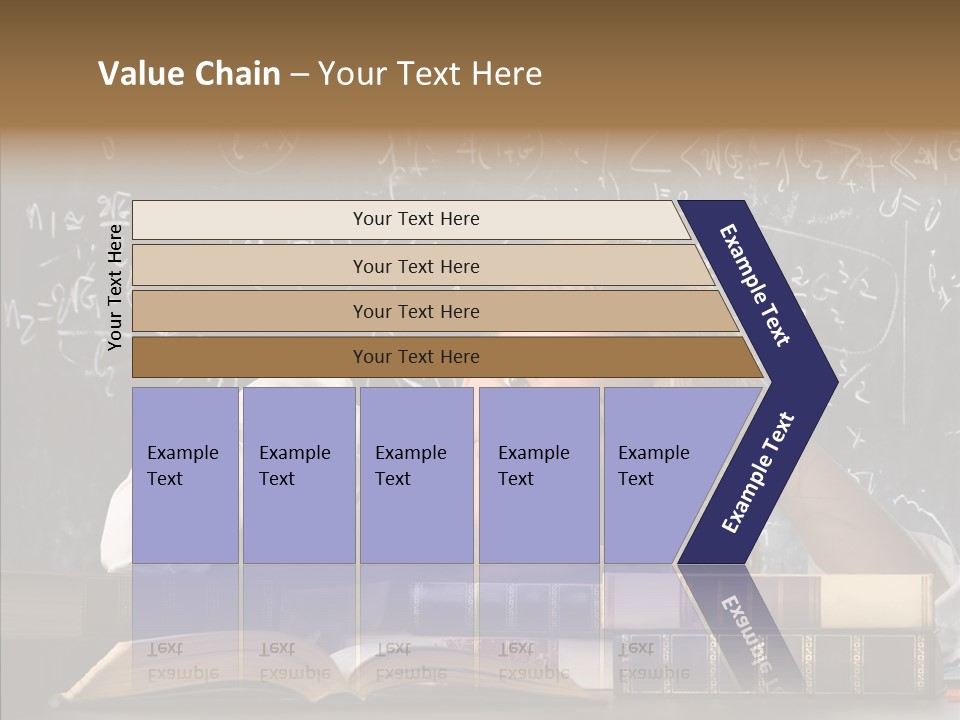 School Beauty Female PowerPoint Template