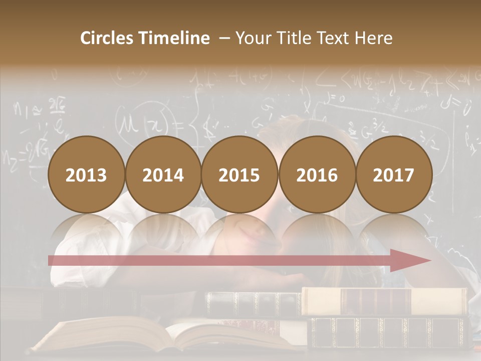 School Beauty Female PowerPoint Template