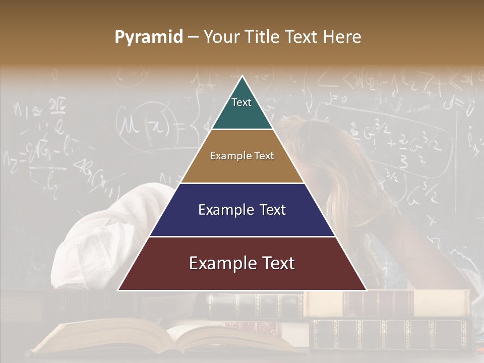 School Beauty Female PowerPoint Template