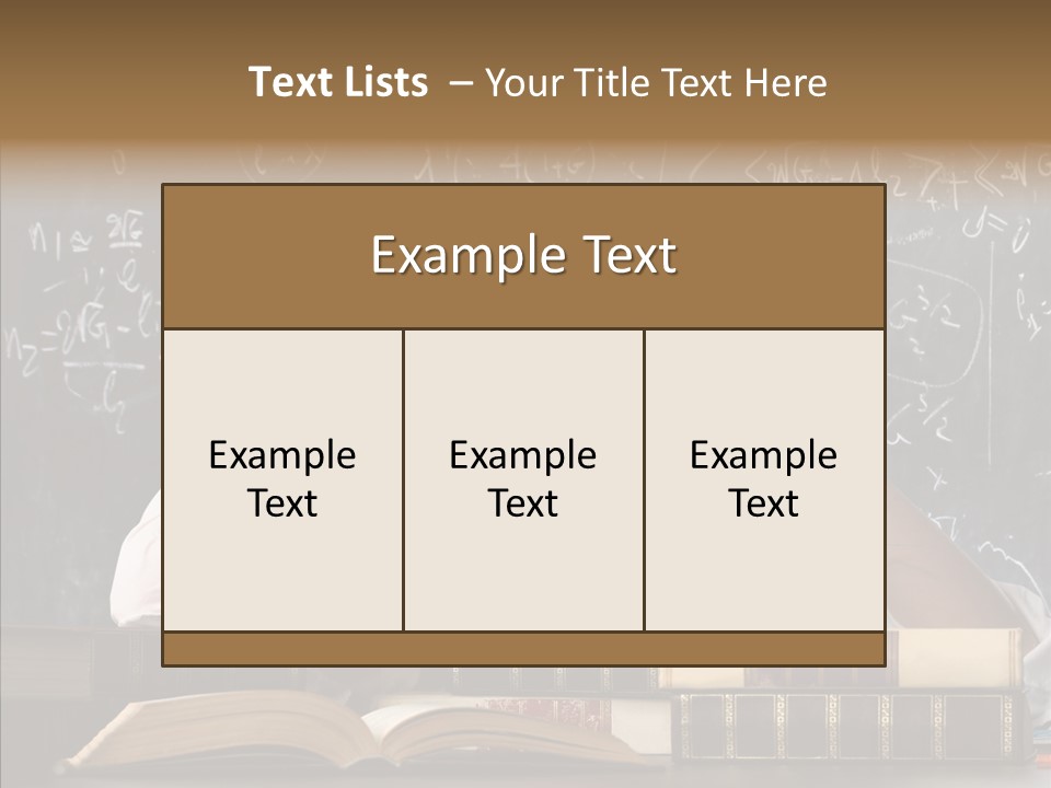 School Beauty Female PowerPoint Template