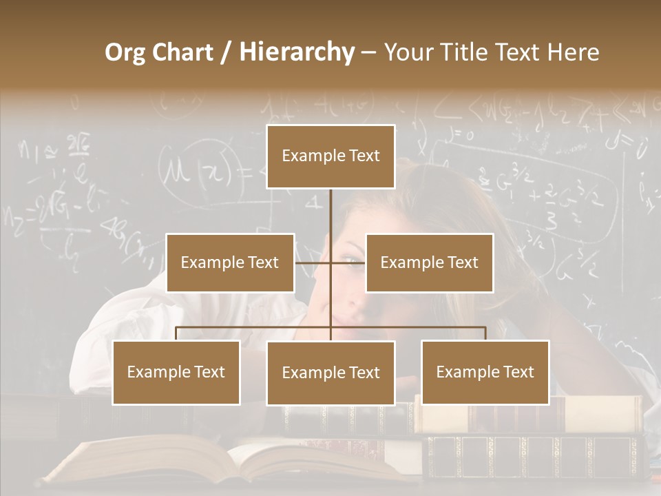 School Beauty Female PowerPoint Template