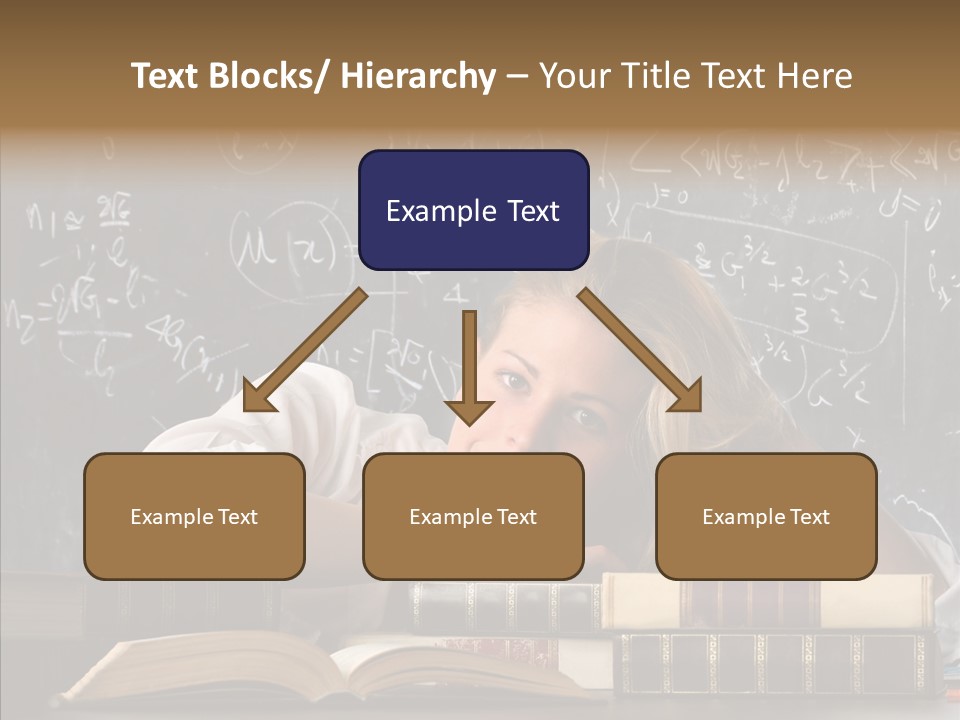 School Beauty Female PowerPoint Template