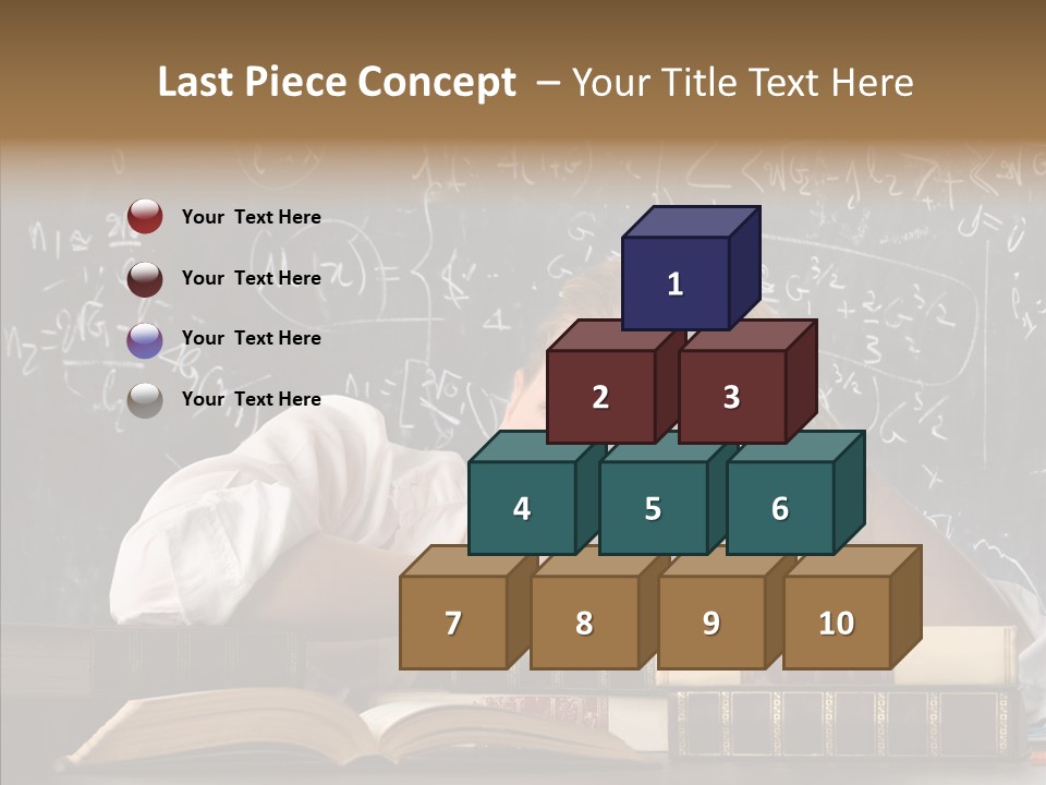 School Beauty Female PowerPoint Template