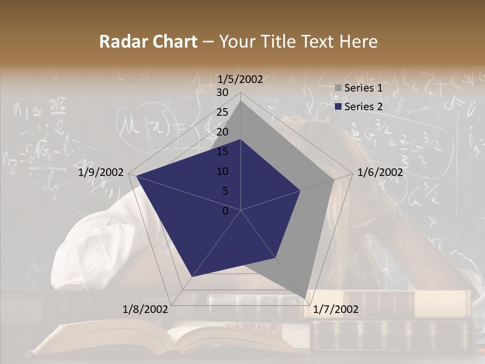 School Beauty Female PowerPoint Template