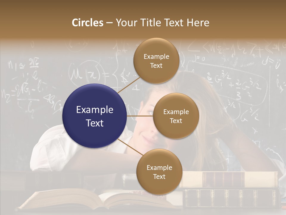 School Beauty Female PowerPoint Template