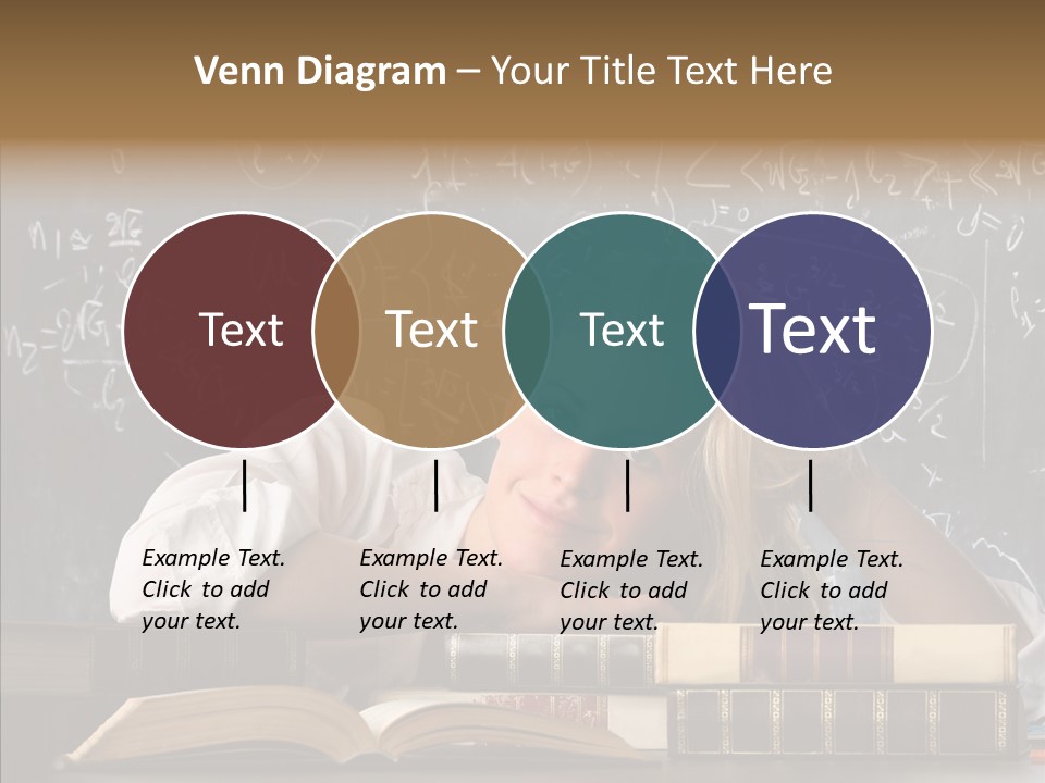 School Beauty Female PowerPoint Template